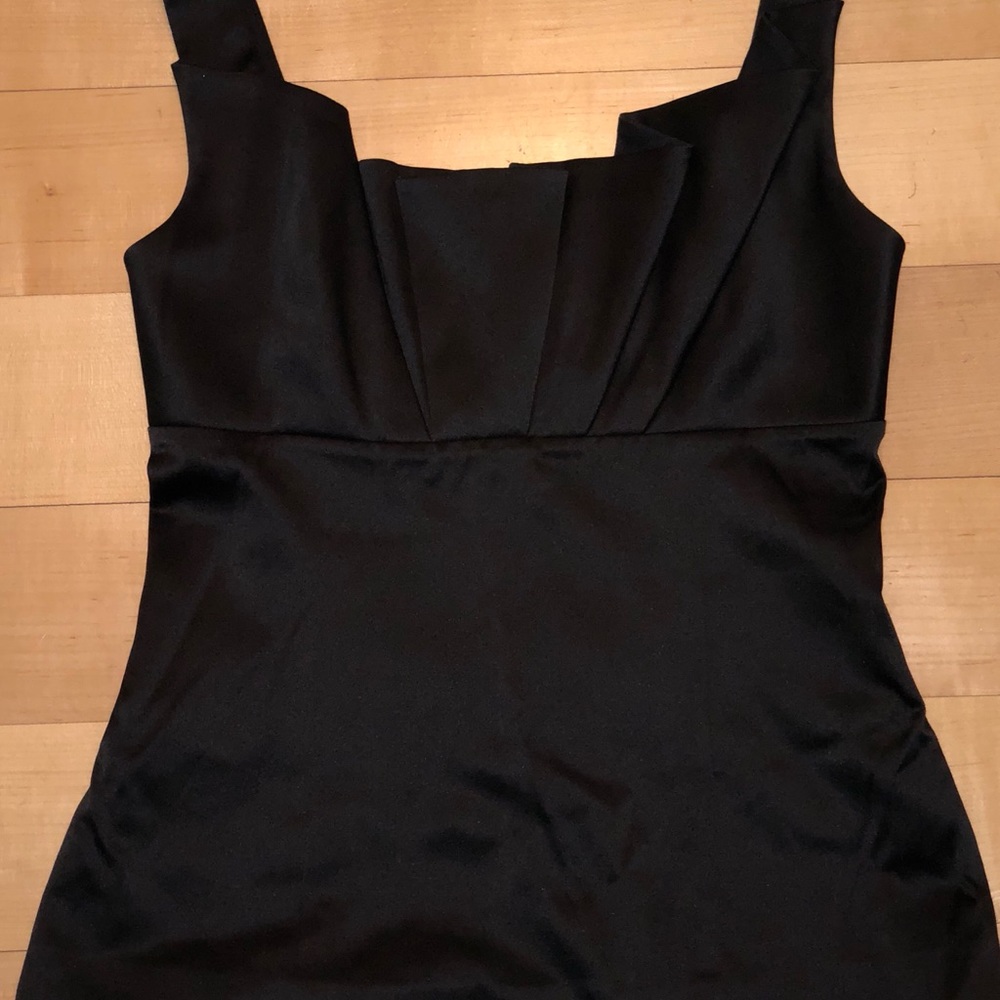 Alice + Olivia Black Silk Blouse